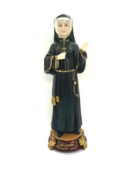 Imagem de Santa Faustina Escultura Em Resina 31 Cm