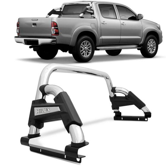 Santo Antônio Hilux 2005 a 2015 Cabine Dupla Cromado com Espaço para Capota Marítima Menor preço em Santo Antônio Hilux 2005 a 2015 Cabine Dupla Cromado com Espaço para Capota Marítima