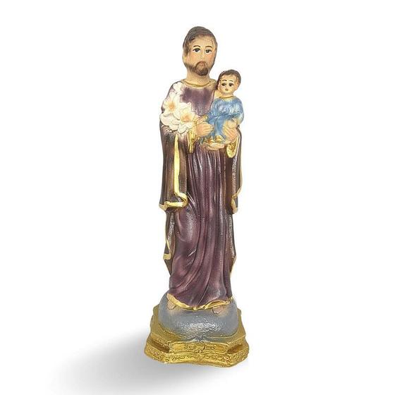 Imagem de São José Imagem Do Santo De Gesso Para Altar E Novena 20cm