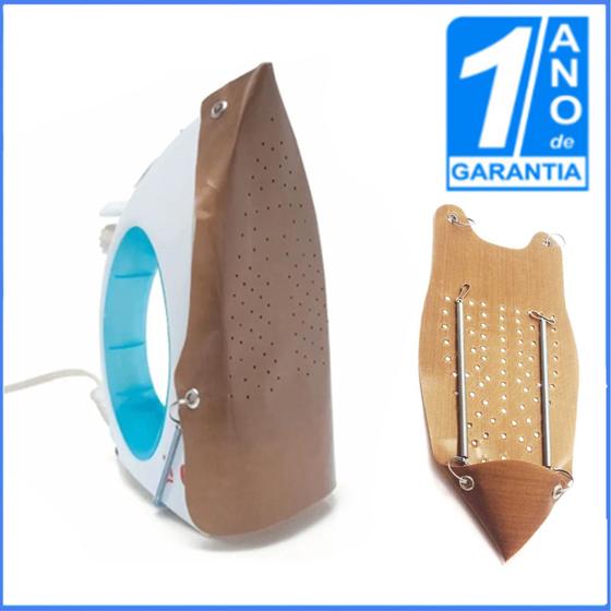 Sapata Anti Brilho 2 Molas para Ferro De Passar Roupa Doméstico Menor preço em Sapata Anti Brilho 2 Molas para Ferro De Passar Roupa Doméstico