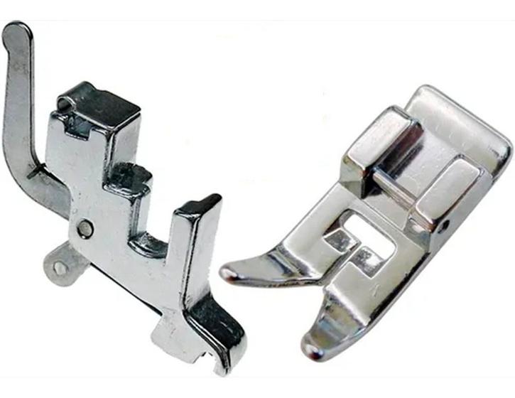 Imagem de Sapata Calcador Zig Zag Metal Uso Geral Patchwork + Haste.