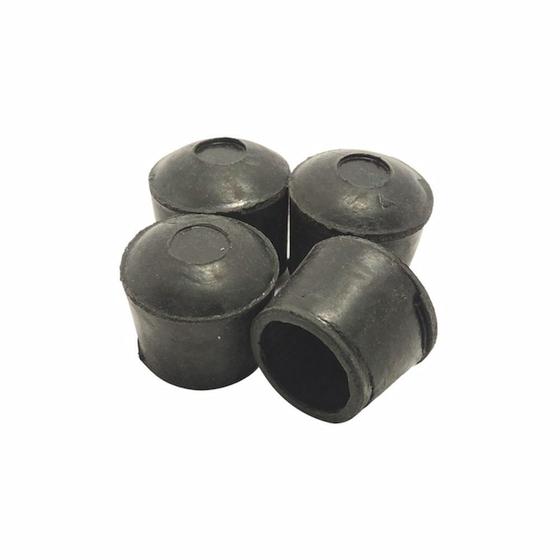 Imagem de Sapata de Borracha 1.1/4  p/  Pé de Cadeira c/ 4 unidades