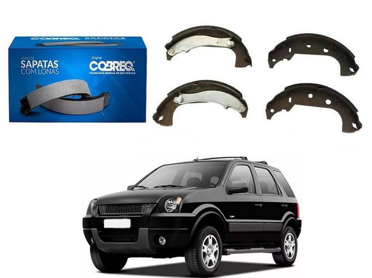 Imagem de Sapata de freio cobreq ford ecosport 1.6 2.0 4x2 2003 a 2007