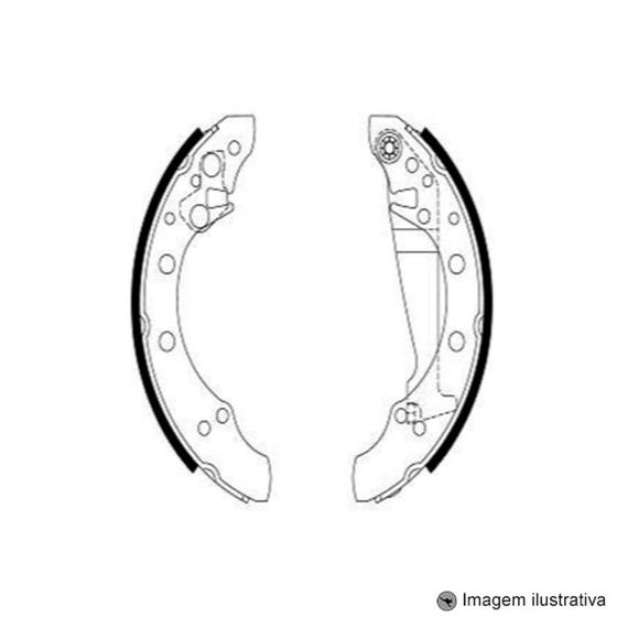 Imagem de Sapata de Freio Traseira Passat 1.6 - 1979 / 1989 Polo 1.0 16V - 2002 Polo 1.6 - 2002 Polo Classic 97 &gt&gt