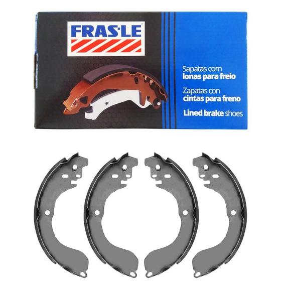 Sapata Lona Freio Nissan Livina Sentra Tiida 2007 a 2014 Traseira Akebono Frasle NI/176-CP Menor preço em Sapata Lona Freio Nissan Livina Sentra Tiida 2007 a 2014 Traseira Akebono Frasle NI/176-CP