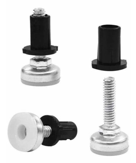 Imagem de Sapata Niveladora Pe 1/4 20mm C/bucha P/ MÃ³veis Kit C/20