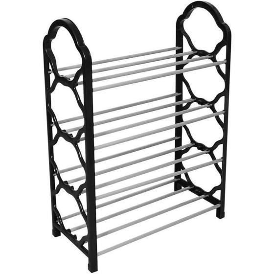 Imagem de Sapateira 8 Pares Organizador Multiuso De Calçados 4 Andares