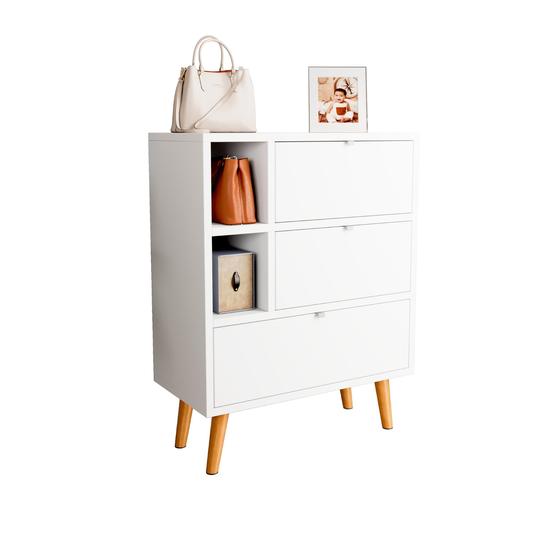 Imagem de Sapateira Classic Com Portas Basculante E Gaveta 4 Cores.