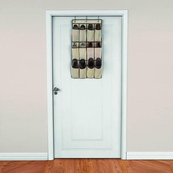 Imagem de Sapateira de Porta de Encaixe com 12 Bolsos - Ordene