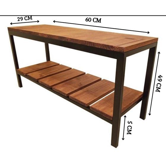 Imagem de Sapateira Industrial De Ferro e Madeira