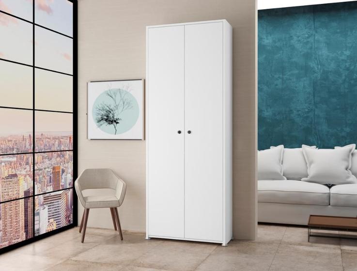 Sapateira Multiuso 2 Portas Branco Chade Casa Moderna Movelaria Menor preço em Sapateira Multiuso 2 Portas Branco Chade Casa Moderna Movelaria