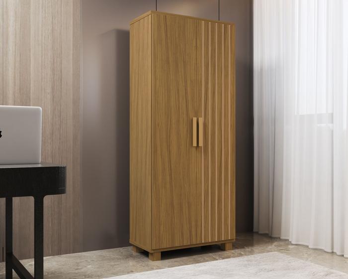 Imagem de Sapateira Multiuso Com Prateleira Paris MDF Pé de Madeira Com 2 Portas Estilo Classico