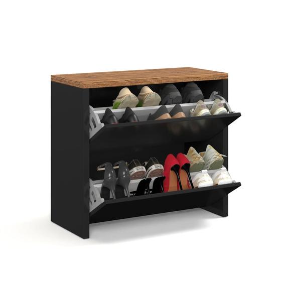 Imagem de Sapateira Multiuso Mell até 12 Pares de Calçados Rack de Sapatos Numero 40
