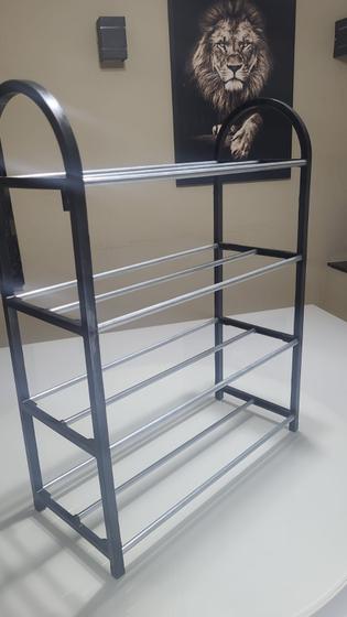 Sapateira Organizadora Compacta 4 Andares Multiuso Para Calçados Livros E Decoração