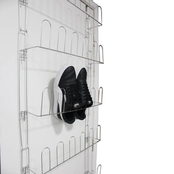Imagem de Sapateira Organizadora De Sapatos Vertical 21 Pares Multiuso Em Aço