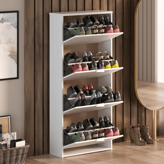 Sapateira Organizadora Safira 4 Portas Articuladas - Tonielque Móveis