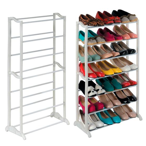 Imagem de Sapateira Vertical até 21 Pares 7 Prateleira Organizador