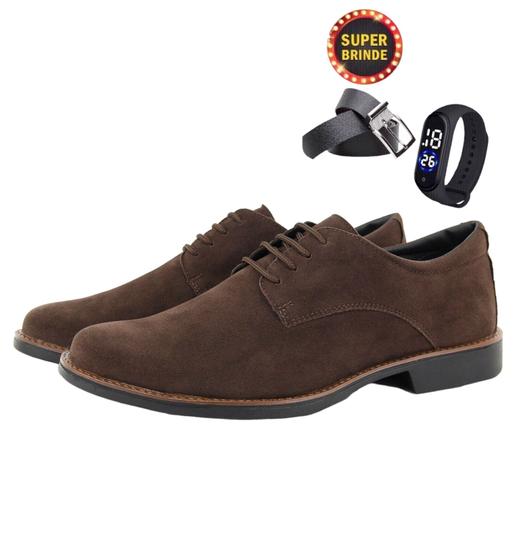 Sapatenis Casual Couro Masculino Oxford Black Menor preço em Sapatenis Casual Couro Masculino Oxford Black