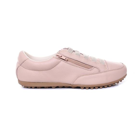 Imagem de Sapatênis Casual Feminino de Ajuste Elástico e Zíper Prático e Confortável Para o Seu Dia a Dia