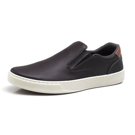 Imagem de Sapatenis Casual Slip On Masculino Hencco Tenis Moderno Macio Dia a Dia