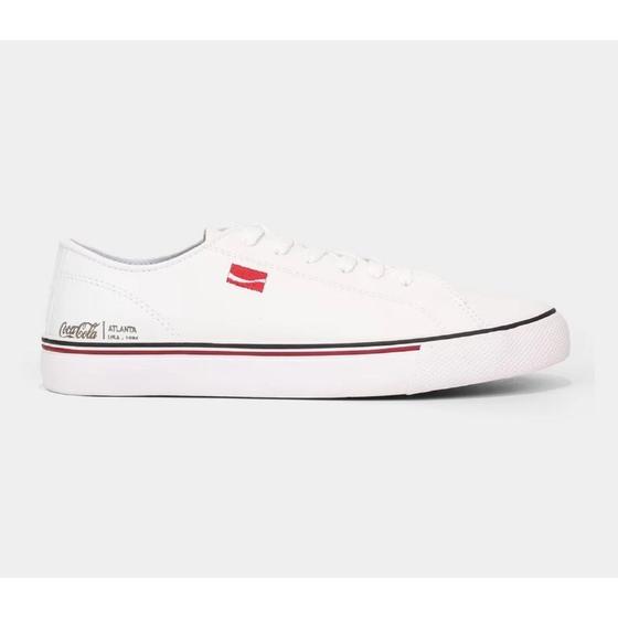 Imagem de Sapatênis Coca-Cola Shoes Plain 2.0 Casual Masculino Adulto - Ref CC2101