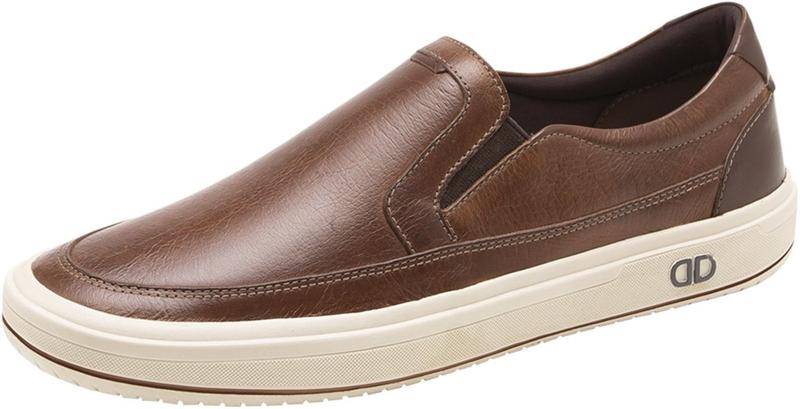 Sapatênis Iate Slip On Democrata Denim go 290102 Couro Masculino Menor preço em Sapatênis Iate Slip On Democrata Denim go 290102 Couro Masculino