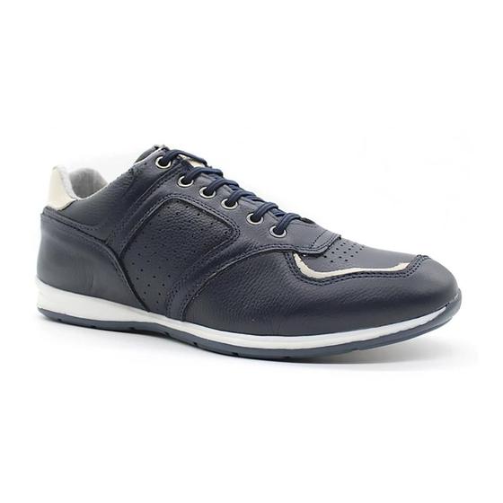 Imagem de Sapatenis Masculino Casual em Couro com Elástico NE-5695