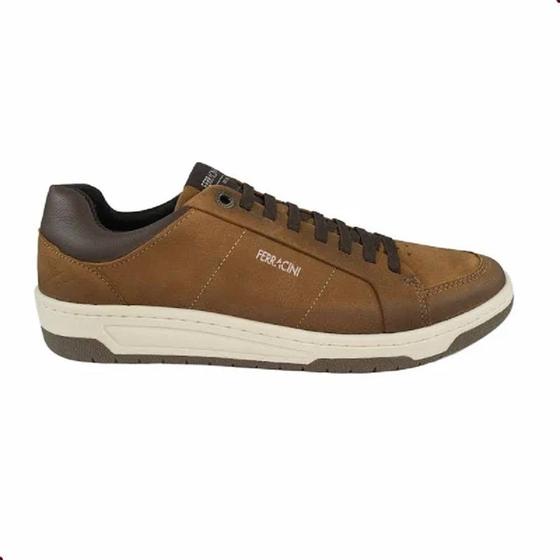 Sapatênis Masculino Couro Ferracini 24hrs Casual Menor preço em Sapatênis Masculino Couro Ferracini 24hrs Casual