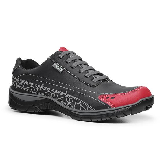 Imagem de Sapatenis Masculino Sustentavel com Cadarco Elastico Estilo e Conforto em Cada Passo Vermelho