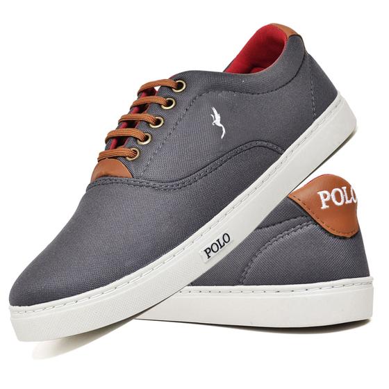 Imagem de Sapatenis Masculino Tênis Casual Cano Baixo Super Leve e Confortável Polo Blu 7700 S006