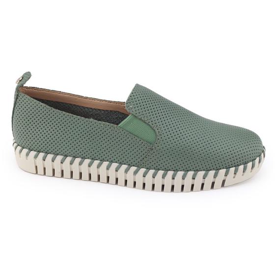 Imagem de Sapatênis Mocassim feminino Bottero 348041 Couro Slip On