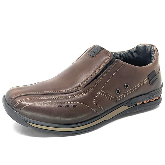 Imagem de Sapatênis Pegada Masculino Couro Slip On 114859