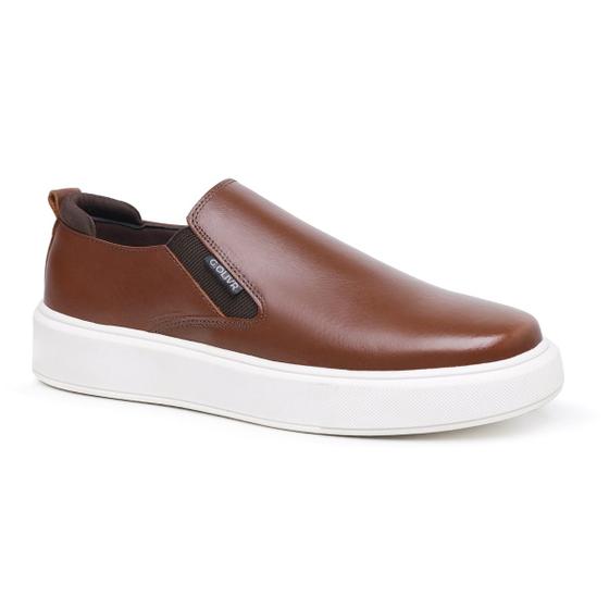 Imagem de Sapatênis Slip On Couro Masculino Original Lançamento Sapato