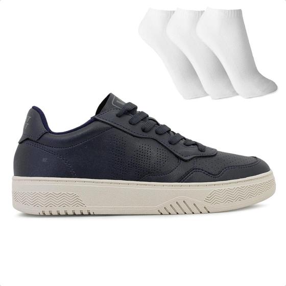 Imagem de Sapatênis West Coast Casual Masculino + 3 Pares de Meias