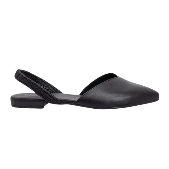 Imagem de Sapatilha Beira Rio Casual Slingback Elástico Feminina Preta