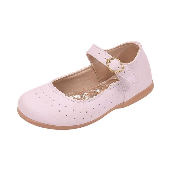 Imagem de Sapatilha Boneca Infantil Menina Fivela Branco