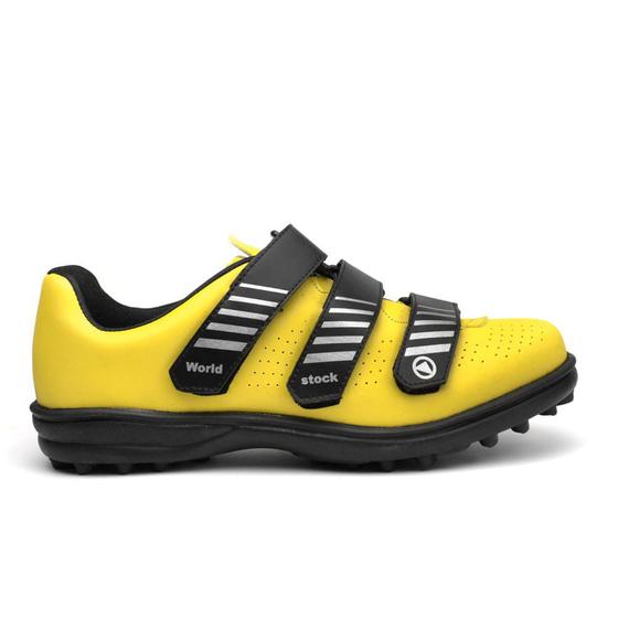 Sapatilha Ciclismo Pedal Sem Clip Bike Amarelo 2176 Menor preço em Sapatilha Ciclismo Pedal Sem Clip Bike Amarelo 2176