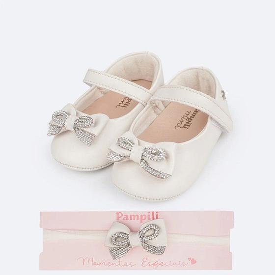 Imagem de Sapatilha de Bebê com Faixa de Cabelo Menina Pampili 379702000