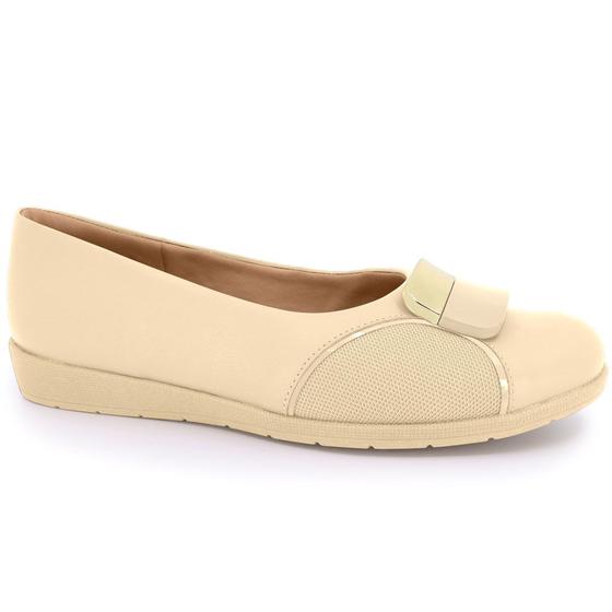 Imagem de Sapatilha Feminina Joanetes Fivela Vanilla Usaflex MM0201