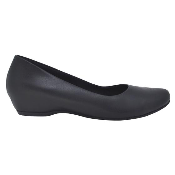 Sapatilha Feminina Sapato Salto Embutido Usaflex Ac0910 Preto Menor preço em Sapatilha Feminina Sapato Salto Embutido Usaflex Ac0910 Preto