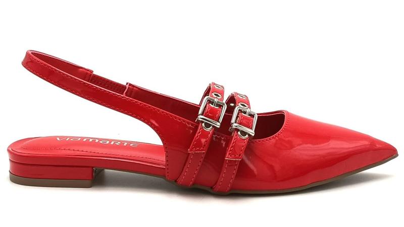 Imagem de Sapatilha Feminina Slingback Bico Fino Via Marte 144-002-01