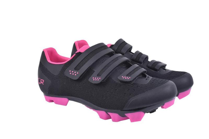 Imagem de Sapatilha flr mtb f-55 knit preta/rosa