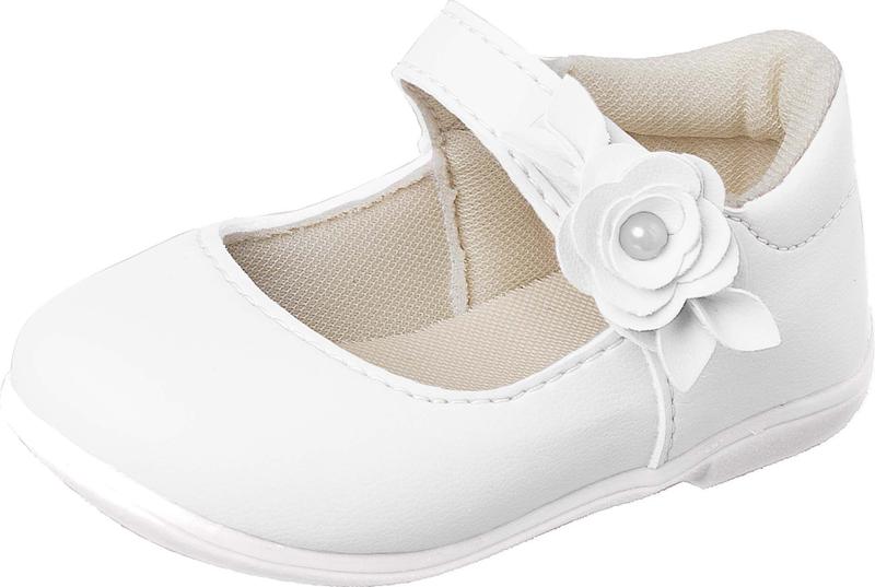 Imagem de Sapatilha Infantil Menina VIA BABY BATIZADO Com Detalhe Flor