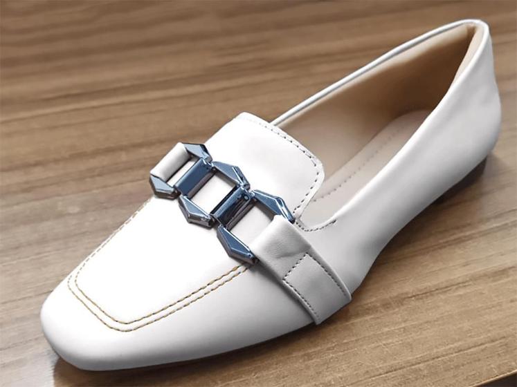 Imagem de Sapatilha Loafer Bico Quadrado Varias Cores Confortável (145-0014)Moda