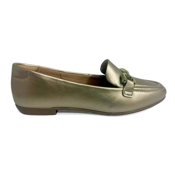 Imagem de Sapatilha Loafer Santinelli Casual Feminino 1472-002 Champagne