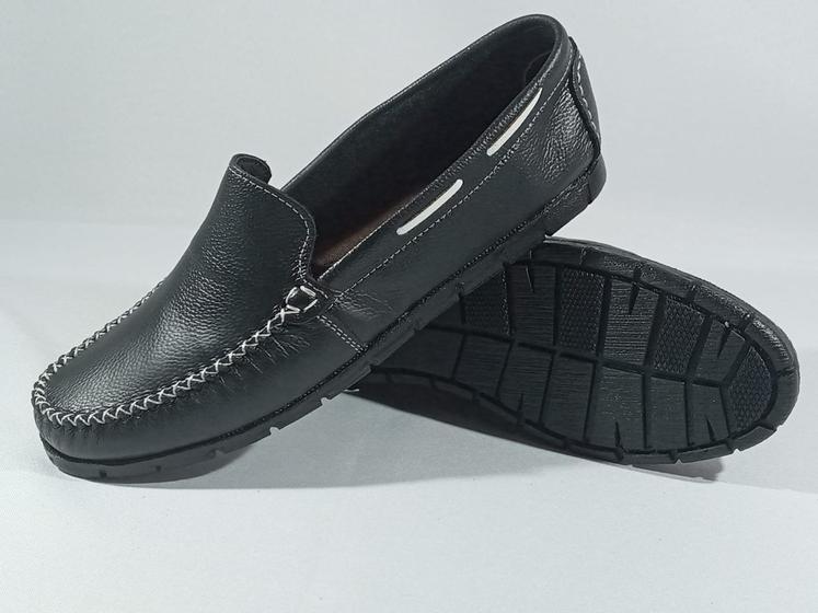 Imagem de Sapatilha mocassim masculina couro abc 500 (64500)