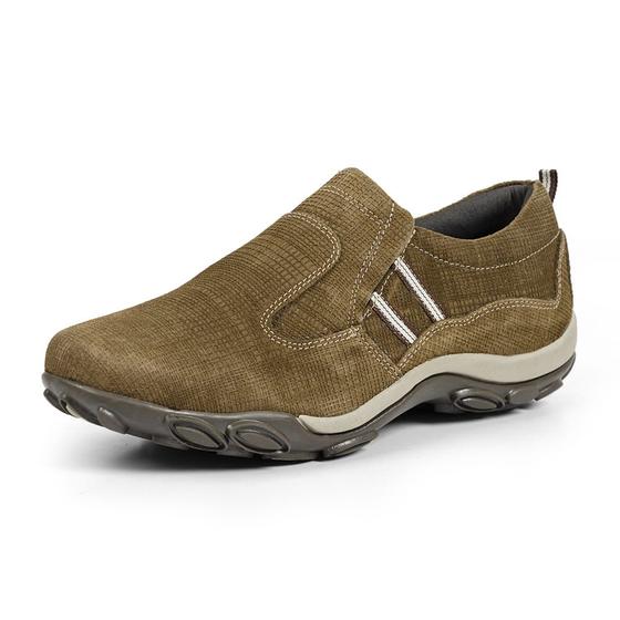 Imagem de Sapatilha Mocassim Masculina Couro Difranca- 020 - Castor