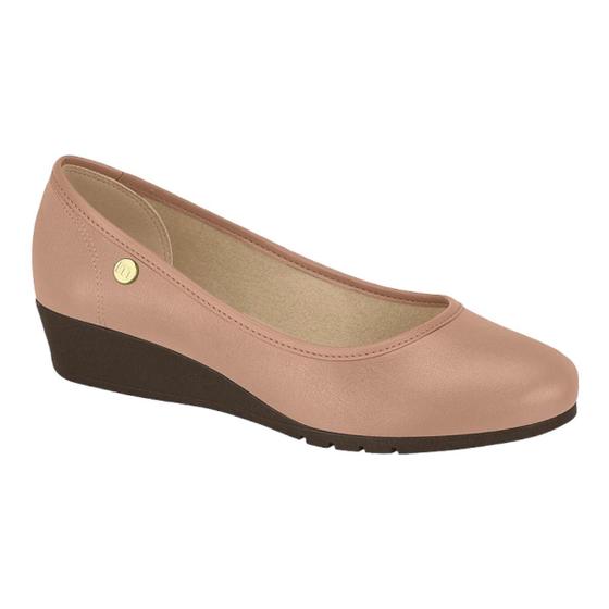 Sapatilha Moleca 5156.764 Sapato Salto Anabela Leve Casual Feminino ...