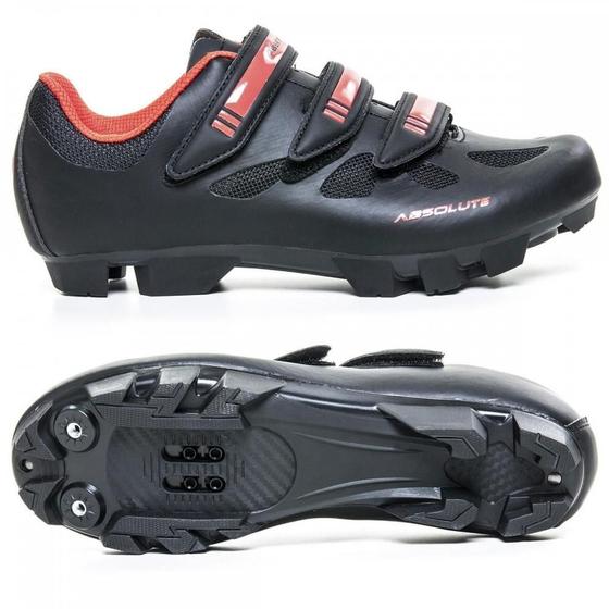 Imagem de Sapatilha MTB Absolute Nero Preto/Vermelha