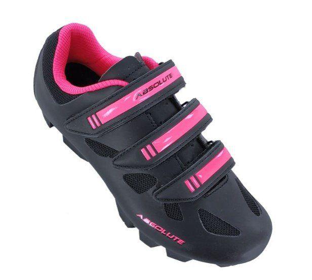 Imagem de Sapatilha MTB Feminina Absolute Mia - Preto Rosa